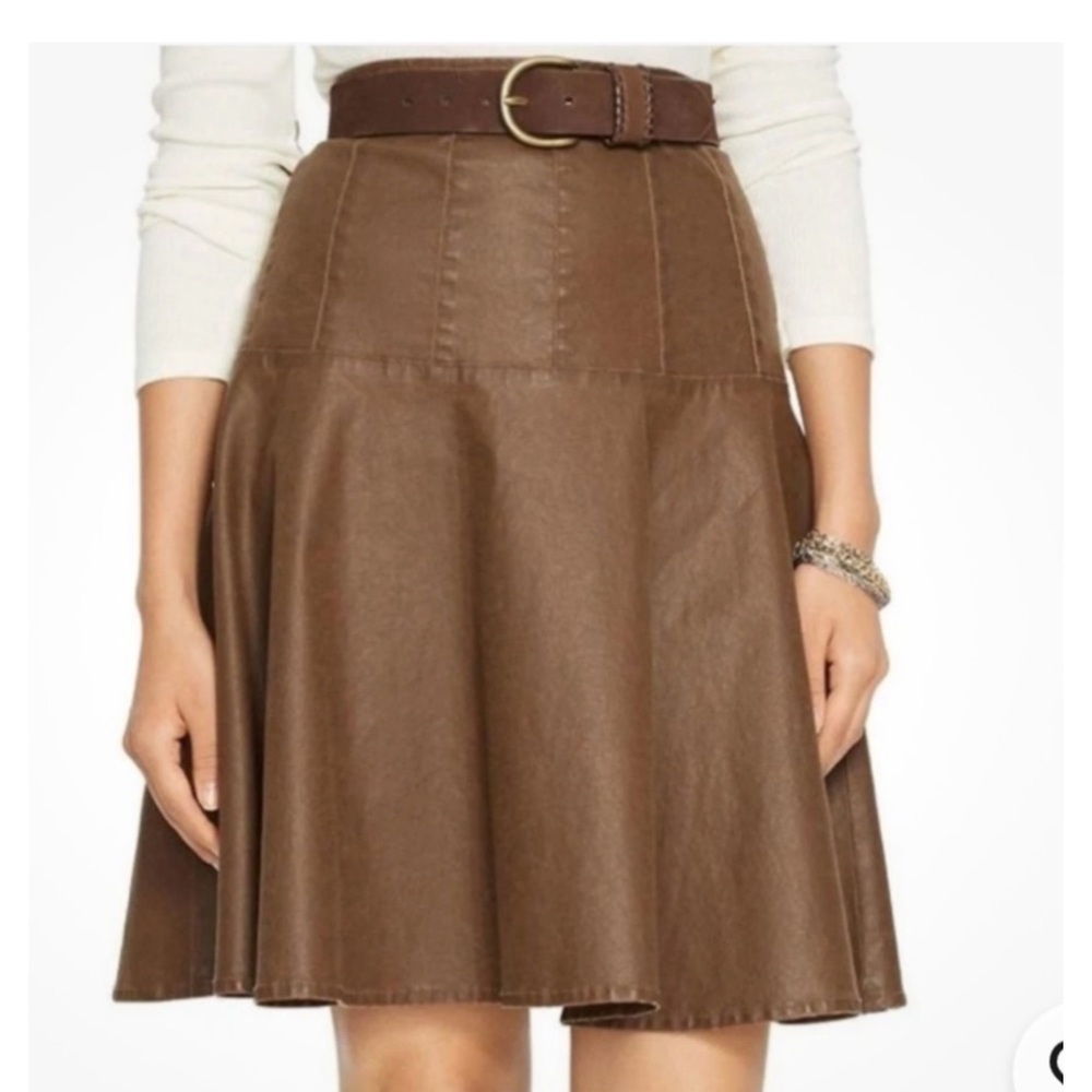 Ralph Lauren Brown A-Line Skirt size 8